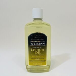 Original Weiman Enhancing Lemon Oil Furniture Polish Sunscreen 16 oz New Full